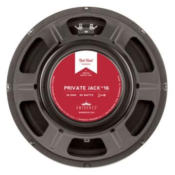 Eminence Private Jack 12&#034; Guitar Speaker Red Coat 16 ohm 50W 100dB Replacement