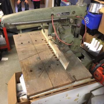 American Machine &amp; Foundry DeWalt 9&#034; radial arm saw