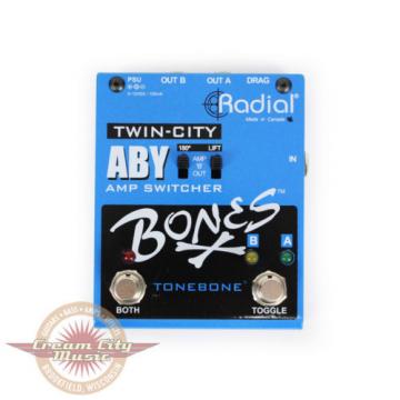 Brand New Radial Engineering Tone Bone Twin-City Active ABY Amp Switcher Pedal