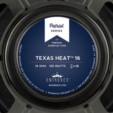 Eminence Patriot Texas Heat 12&#034; Guitar Speaker 16 ohm 150W RMS 100dB Replacemnt