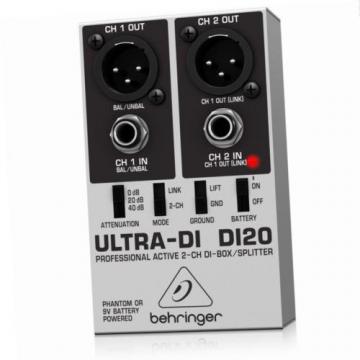 Behringer DI20 Ultra-DI 2 Channel DI Box/Splitter