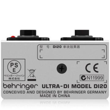 Behringer DI20 Ultra-DI 2 Channel DI Box/Splitter