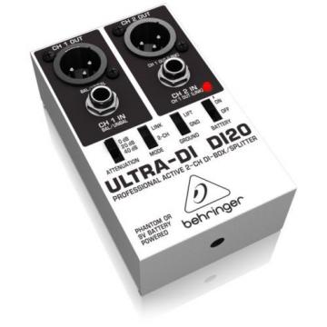 Behringer DI20 Ultra-DI 2 Channel DI Box/Splitter