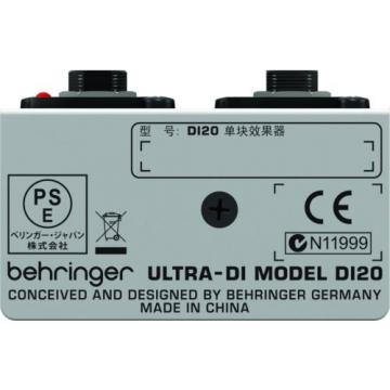 Behringer DI20 Ultra-DI 2 Channel DI Box/Splitter