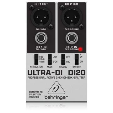 Behringer DI20 Ultra-DI 2 Channel DI Box/Splitter