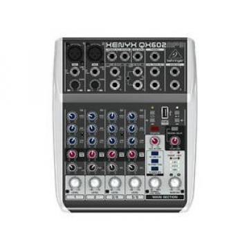 BEHRINGER Xenyx QX602 MP3 MIXER 6 CANALI CON PREAMPLIFICATORI MICROFONICI