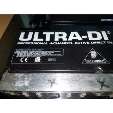 Behringer Ultra DI Pro Professional 4 Channel Active Direct Inject Box DI4000