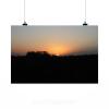 Stunning Poster Wall Art Decor Sunset Sol Eventide Horizon 36x24 Inches