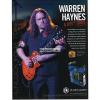2005 PLANET WAVES Guitar Cables WARREN HAYNES of Gov&#039;t Mule Vtg Print Ad