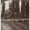 Eventide Sees A Battery Of Royal Field Artillery Crossing A Bridge - Stereoview