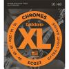 D&#039;Addario ECG-23 XL Chromes Flat Wound Electric Guitar Strings 10-48 extra light