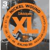 D&#039;Addario EXL110 Electric Guitar Strings 3-Pack 10-46