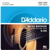 10 Sets D&#039;Addario EJ36 80/20 12 String Bronze Acoustic Guitar Strings Lite 10-47