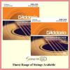 2 x D&#039;Addario EJ41 12-String Phosphor Bronze Extra Light Acoustic Guitar Strings