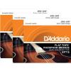D&#039;Addario Guitar Strings  3 Pack  Acoustic  EFT15  Extra Light