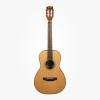 Kala Solid Cedar Top Parlor Acoustic Guitar Rosewood Fretboard Natural Satin