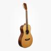 Kala Solid Cedar Top Parlor Acoustic Guitar Rosewood Fretboard Natural Satin