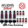 Tube Set Rivera TBR-1 guitar amplifier Ted Nugent  vacuum valves JJ/Testla