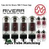 Tube Set - for Rivera TBR-7 Power Amp vacuum valve tubes