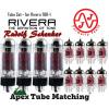 Tube Set Rivera TBR-1 guitar amplifier Rudolf Schenker  vacuum valves JJ/Testla