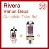 Rivera Venus Deux Complete Tube Set with JJ Electronics