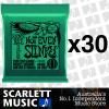 30x Ernie Ball Not Even Slinky 12-56 Electric Guitar Strings *SET OF 30 PACKS* #1 small image