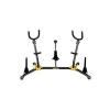 Hercules Duo Alto/Tenor Sax Stand, 2 Clarinet/Flute Pegs, 1 Soprano Sax Peg