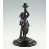 Boy in Löwenfell Candles Chandelier Hercules Marble foot France 1860 Stand