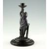 Boy in Löwenfell Candles Chandelier Hercules Marble foot France 1860 Stand