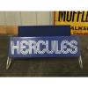 LQQK! VinTaGe HERCULES TIRE DISPLAY Stand SIGN Gas Oil Service Station OLD Car