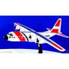 Lockheed C-130 Hercules US Coast Guard Plastic Display Model New In Box W/Stand!