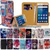 Flip Folio Stand Card Wallet Leather Cover Case For Various Highscreen Phones