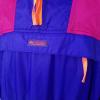 Columbia Windbreaker Jacket Vtg 80s Neon Ski Pullover Radial Sleeve Womens M EUC