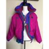 Vintage WOMENS COLUMBIA CRITERION 3-1 SKI XL JACKET RADIAL SLEEVE PURPLE,TEAL,F