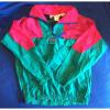 Columbia Vintage Pink/Green Vented Windbreaker Jacket Radial Sleeve SZ M