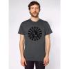 KillerBeeMoto: KillerBeeMoto Radial Logo Short Sleeve T-Shirt Dark Grey