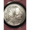 New Buffalo &amp; Indian Head Radial Lines 1 Troy Oz .999 Fine Silver Round Coin 999