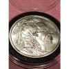 New Buffalo &amp; Indian Head Radial Lines 1 Troy Oz .999 Fine Silver Round Coin 999