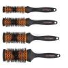 Denman HEAD HUGGER Set Hot Radial Curling, 4 Piece Brush SET &amp; DRAWSTRING BAG