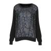 BNWT Religion Radial Sequin Jumper in Jet Black