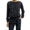 BNWT Religion Radial Sequin Jumper in Jet Black