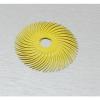 3M RADIAL BRISTLE DISC BRUSHES 2&#034; A PACK OF 6 DISCS 80 GRIT YELLOW SCOTCH-BRITE