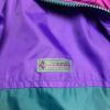 Vintage Columbia Radial Sleeve Reversible Purple Teal Womens Puffy Jacket Sz L