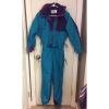 womens size S Columbia radial sleeve snowsuit with hood one piece EUC Vintage?