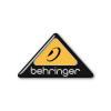 Behringer Triangular 1.25&#034;x1x1&#034; Chrome Domed Case Badge / Sticker Logo