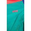 VTG Columbia Fleece Jacket Radial Sleeve Red Purple Teal Medium 90s 80s RARE Zip