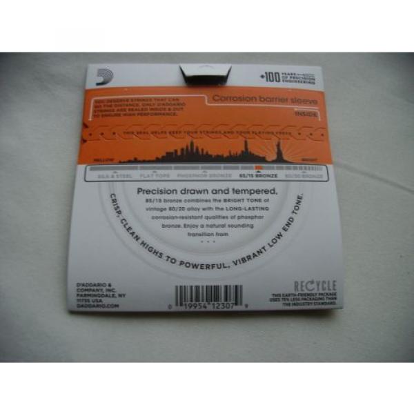 three sets daddario acoustic guitar strings ez900 #2 image