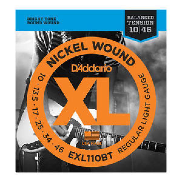 D&#039;Addario EXL-110BT Balanced Tension Electric Guitar Strings reg light 10-46 #1 image