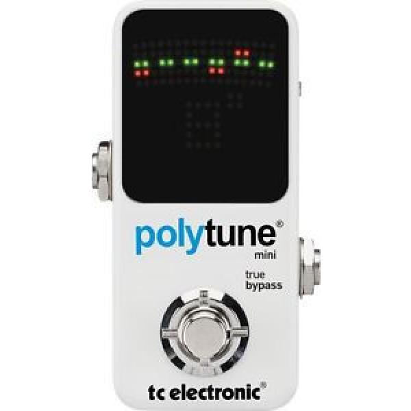 TC Electronic Polytune 2 Mini Chromatic Pedal Polyphonic Guitar Tuner New #1 image