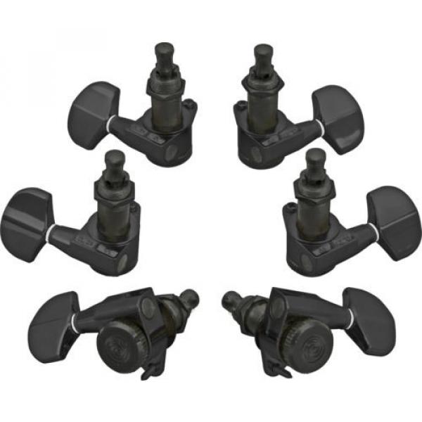 D&#039;Addario Planet Waves Auto-Trim Tuning Machines/3 Per Side Black #1 image